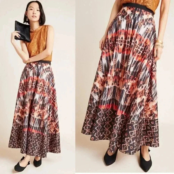 ANTHROPOLOGIE Bhanuni by Jyoti Kaleidoscope skirt - Picture 5 of 8